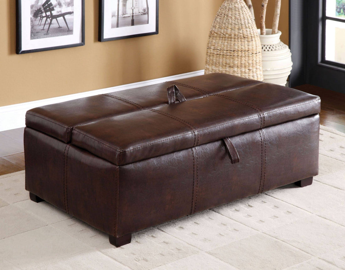 Black Ottoman U677