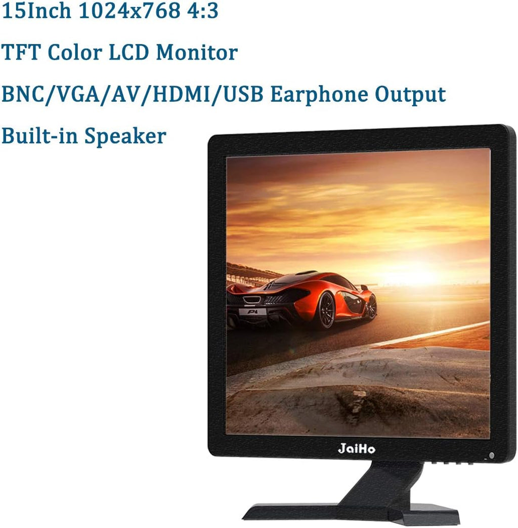 15 Inch LCD Monitor with HDMI VGA N1226