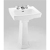 Colonial White Pedestal Foot P232
