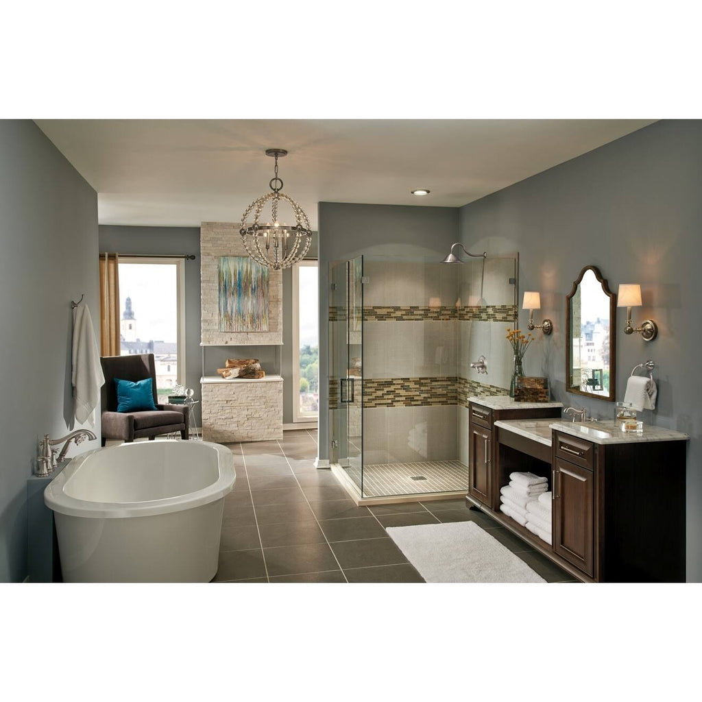 Brilliance Stainless Two Cross Bath Faucet / Bidet Handle Kit O512068