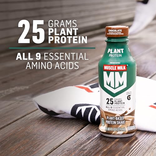Vanilla Caramel Plant Based Protein Shake, 11.16 Fl Oz (Pack of 12) U95499