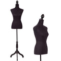 Black Adjustable Tripod Stand Mannequin Dress Form S29855
