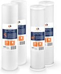 5 Micron 20 x 4.5 CTO Carbon Block Sediment Replacement Filter Cartridges Set B3950