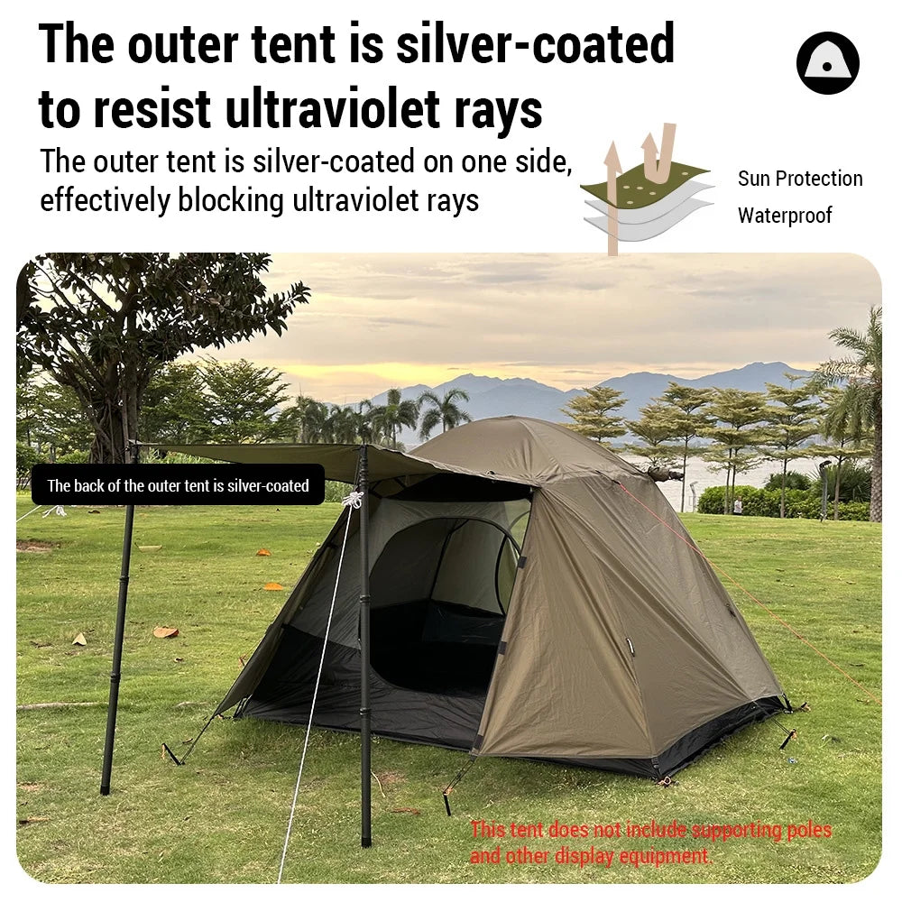 Double Layers Waterproof Windproof Tent for Two People G30732