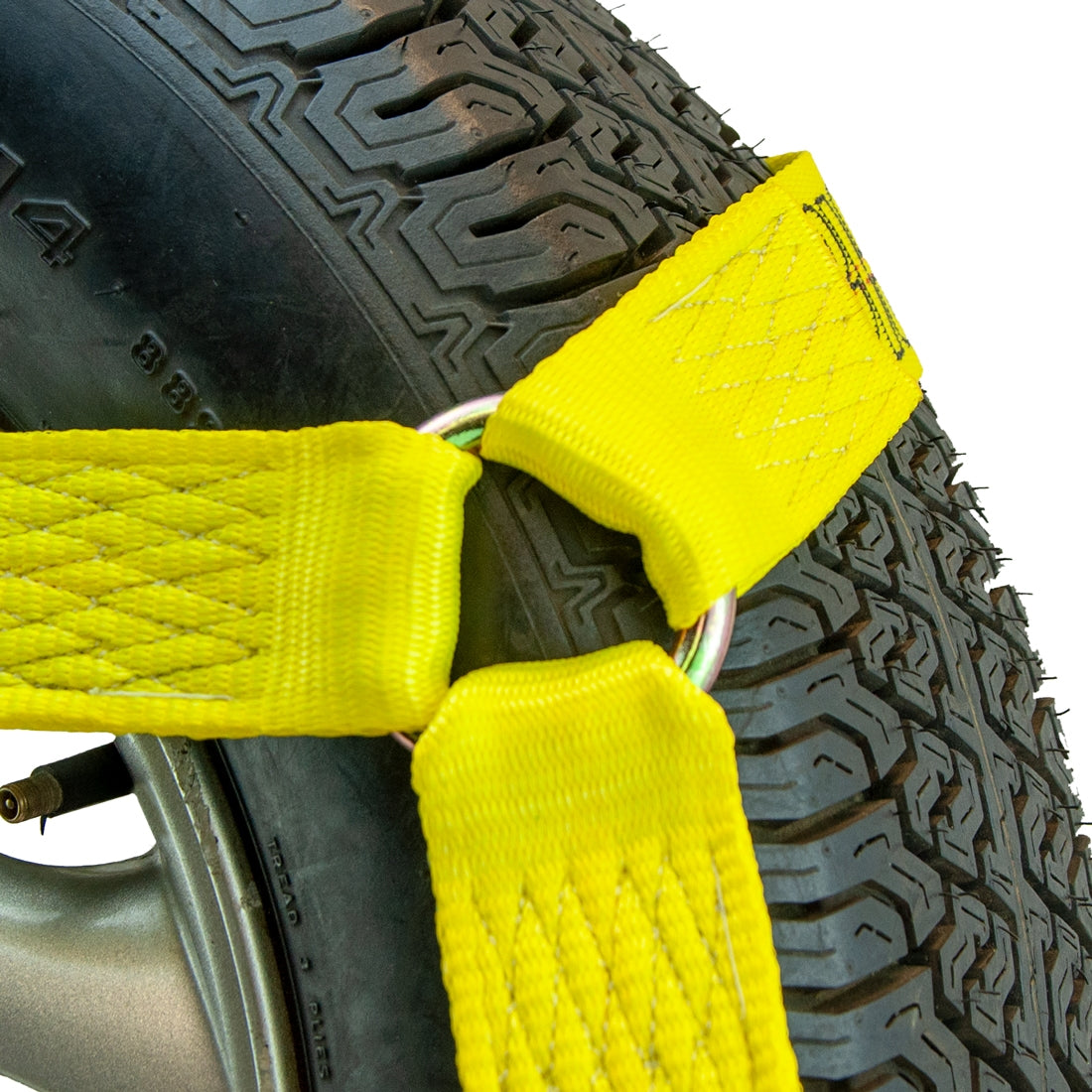 4 Pack Car Tie Down with Snap Hooks, 3300 Lbs SWL F693