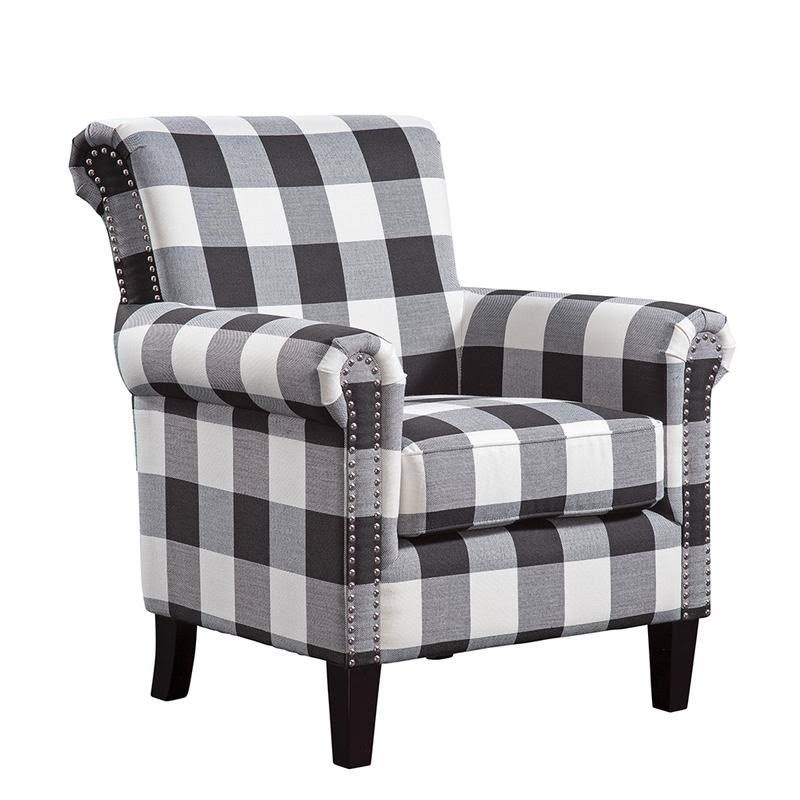 Teal Purple Grey Yellow Accent Chair O160910