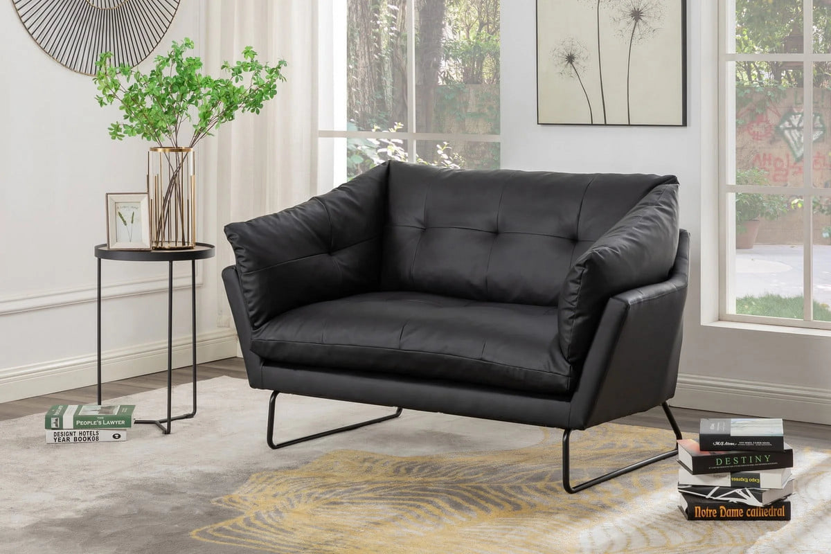 Vegan Leather Loveseat N5166