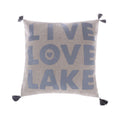 Decorative Pillow 20 x 20in Natural and Blue U85792