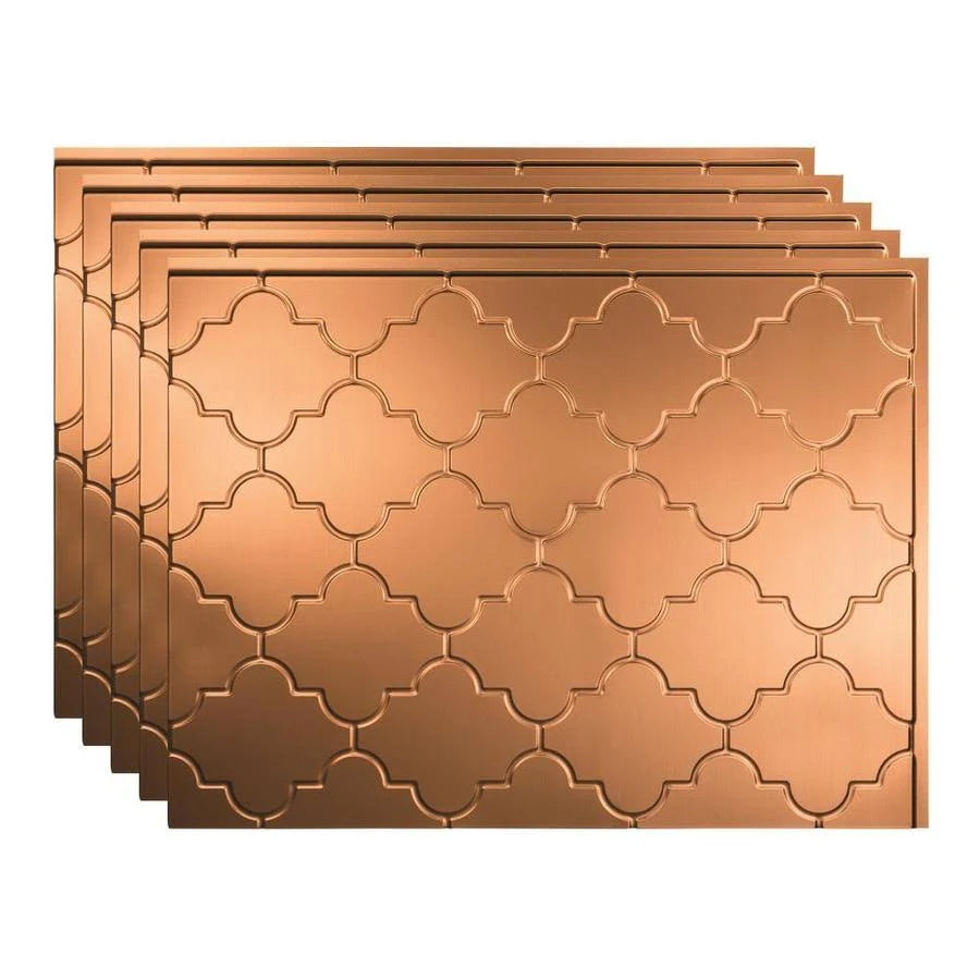Polished Copper Backsplash Panel 5 Pack M789