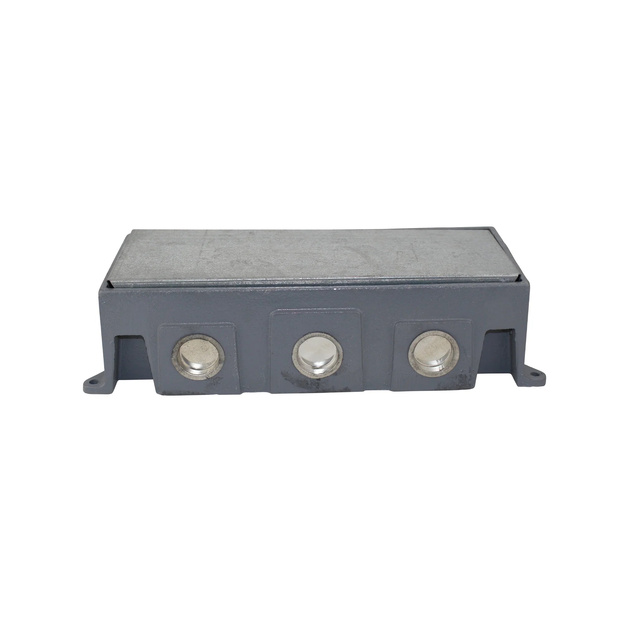 Floor Box Cast Iron Silver 1-Gang B74863