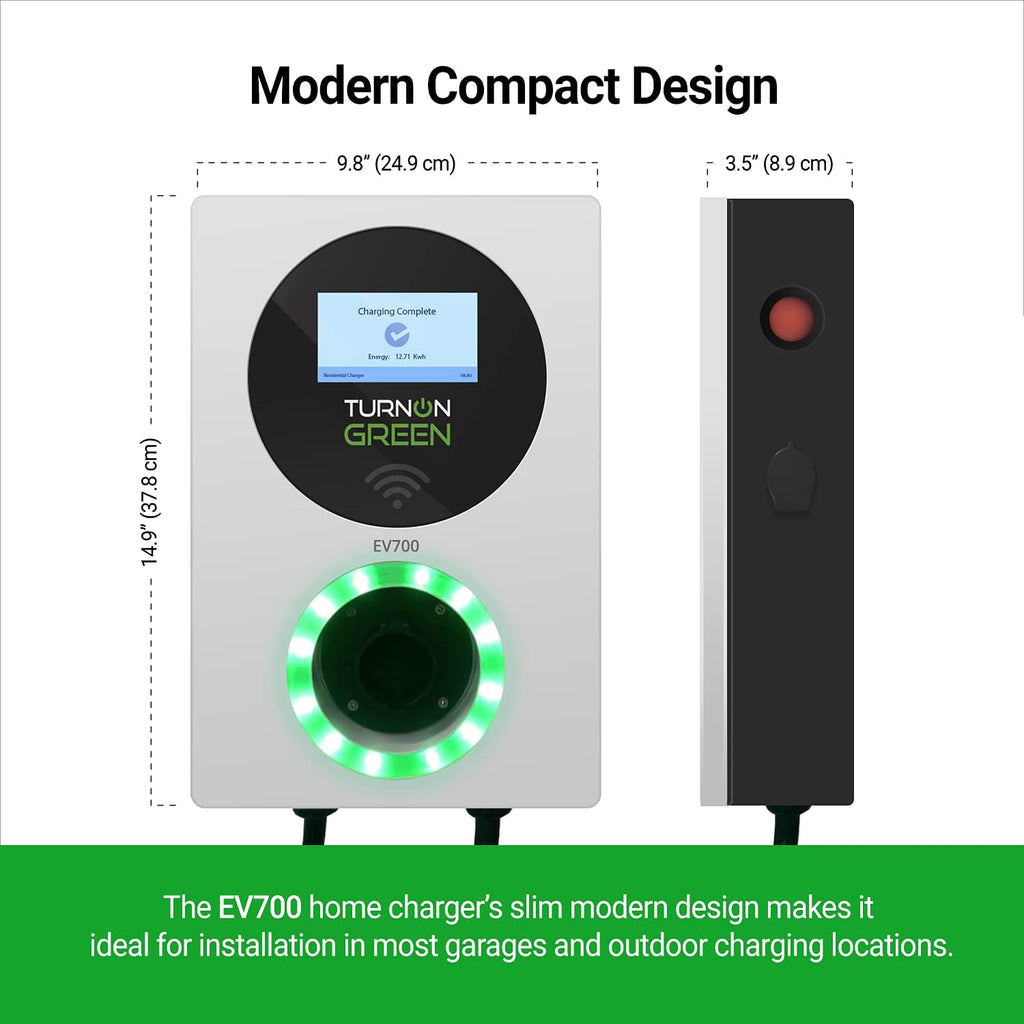 Level 2 Smart Electric Vehicle Charger with 18ft Cable L82813