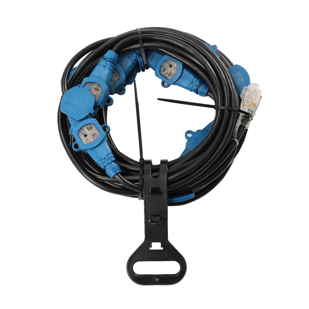 50ft Heavy Duty Extension Cord 12AWG Power Splitter H86229