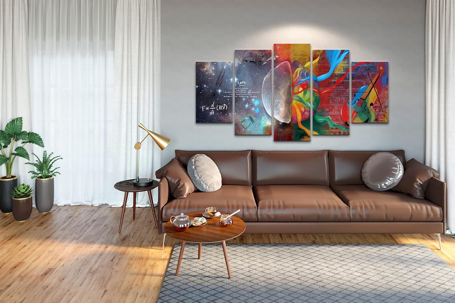 Framed Wall Art Canvas Painting A753