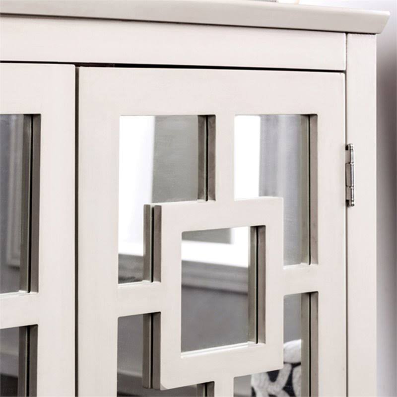Gray Wood Accent Chest Z765