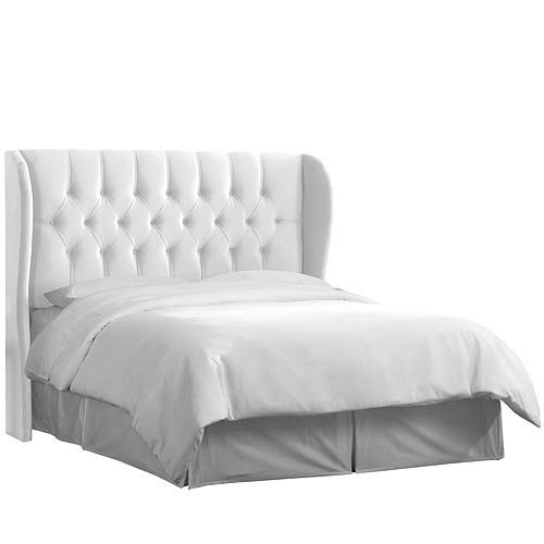 Brown Tufted Wingback Headboard California King I7025