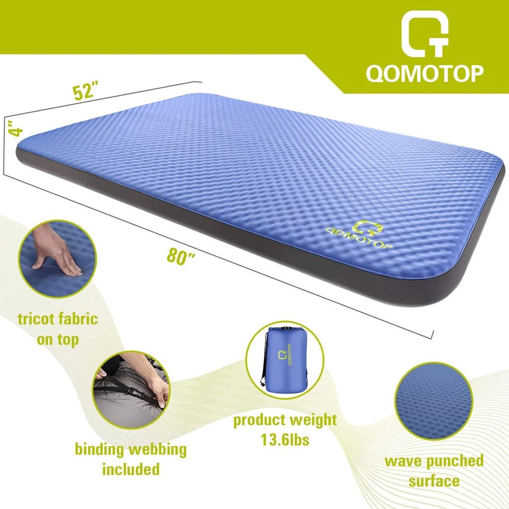 Blue 4 Inches Thick Self-Inflating Camping Mattress L471102