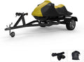 Yellow/Black Jet Ski Cover with Trailer Straps and Storage Bag P864449