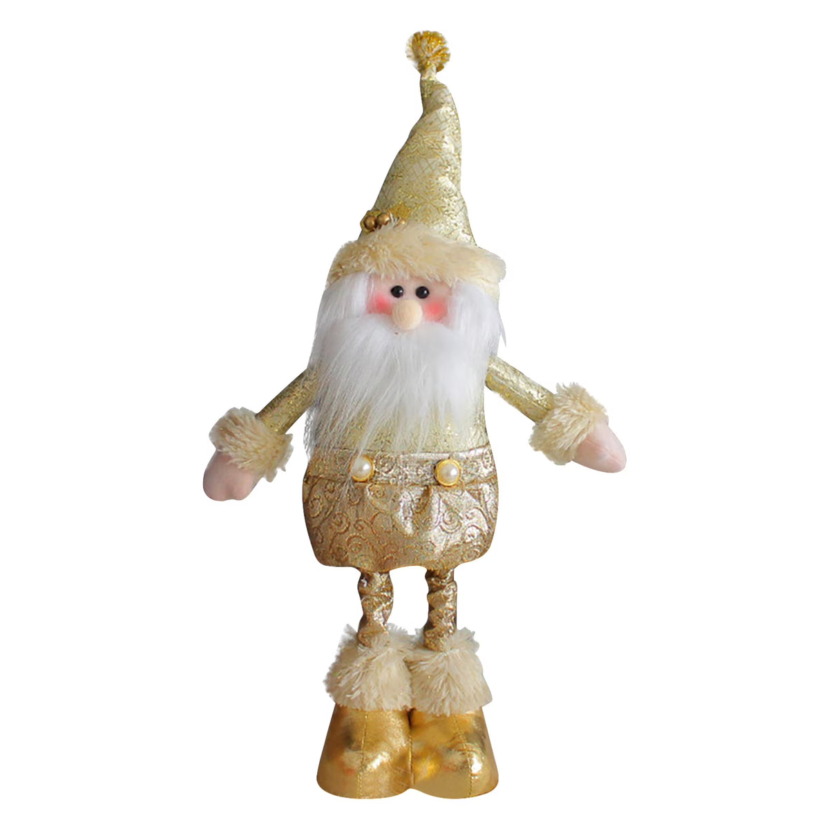 Gold Christmas Standing Doll Decoration J948272