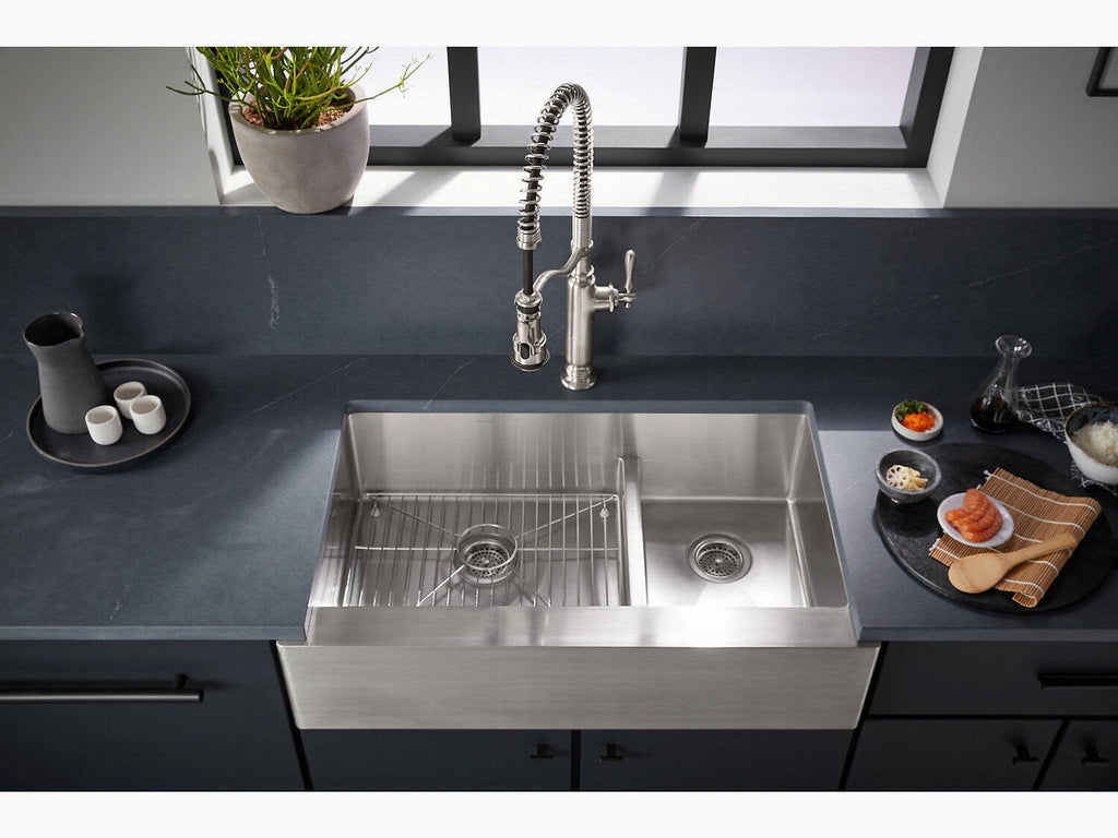 Vibrant Stainless Kitchen Sink Faucet D20727