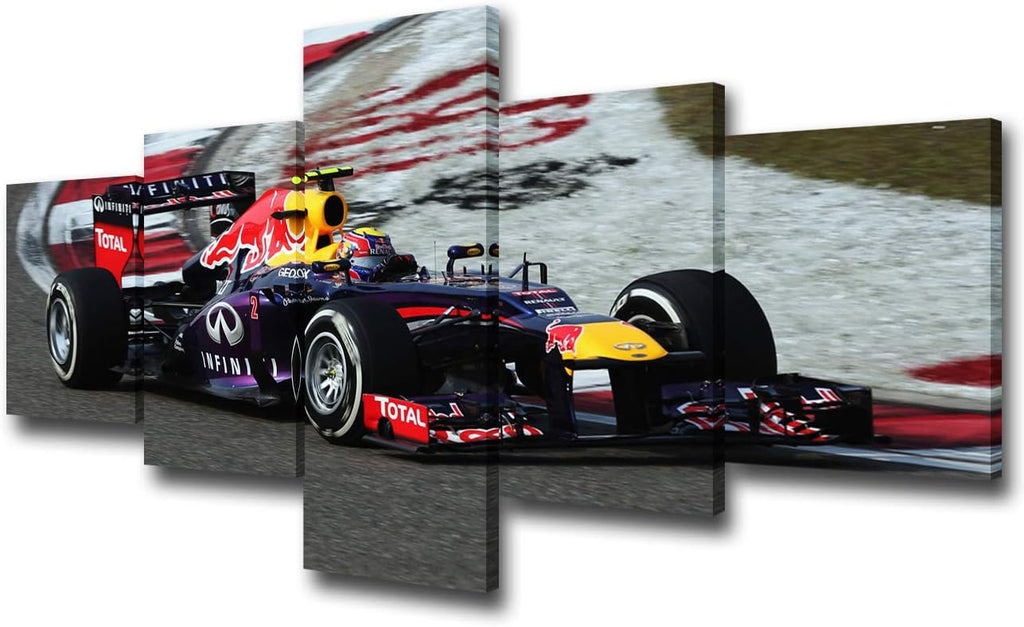 Racing Car Canvas Wall Art 60''Wx32''H Pack of 2 H252