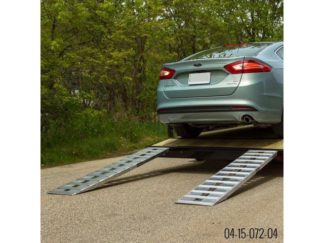 72x22 Aluminum Car Hauler Trailer Ramps O224971