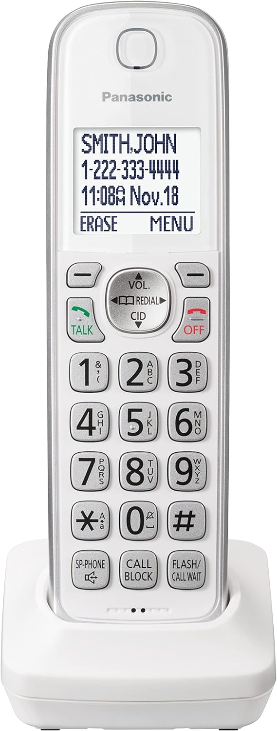 2 Cordless Handsets DECT 6.0 Cordless Phone with Answering Machine Q669801