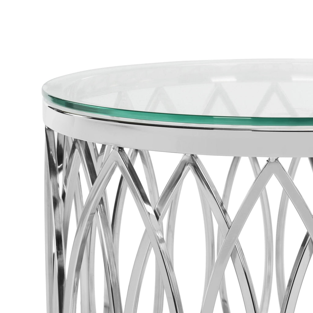 Glass Top End Table M358