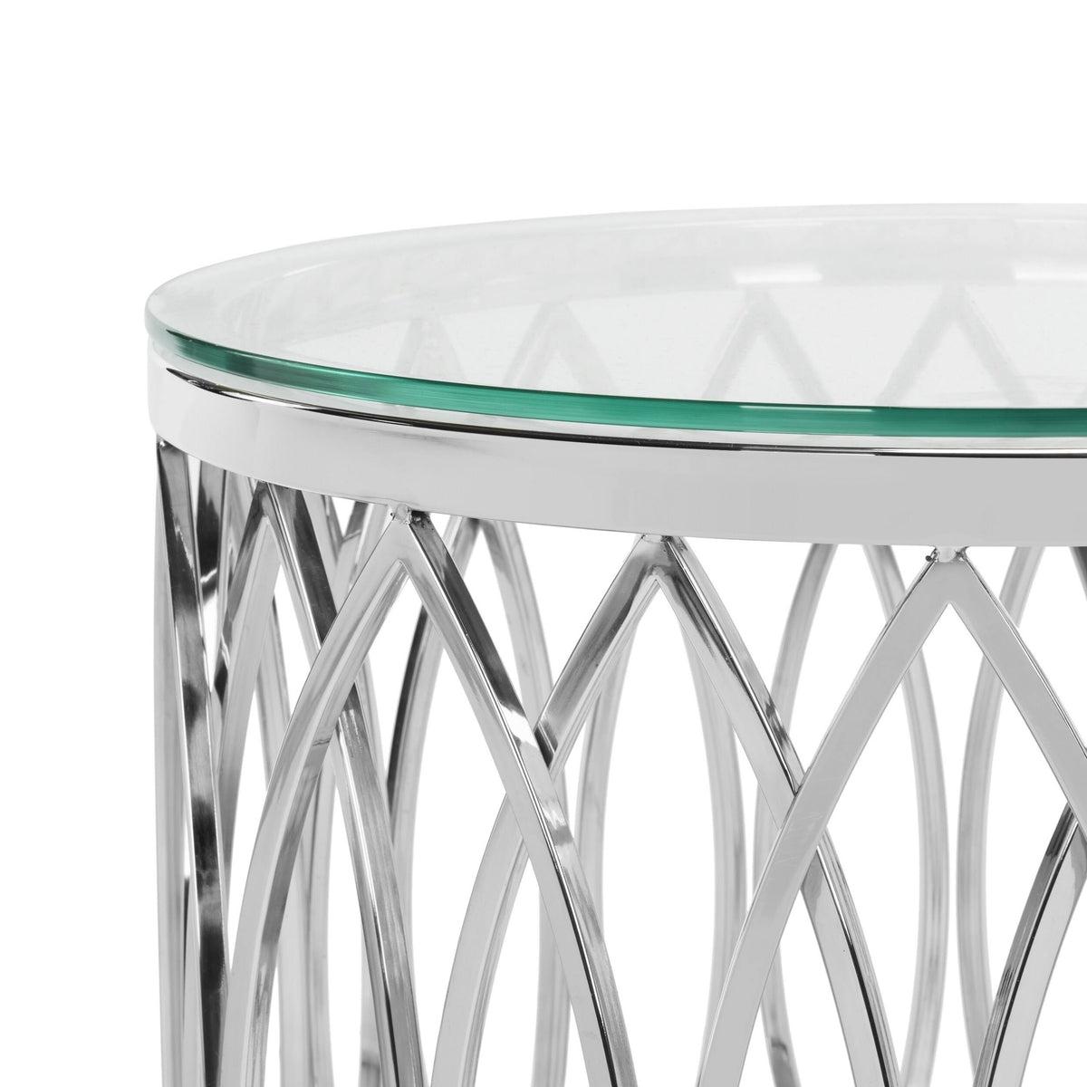 Glass Top End Table M358