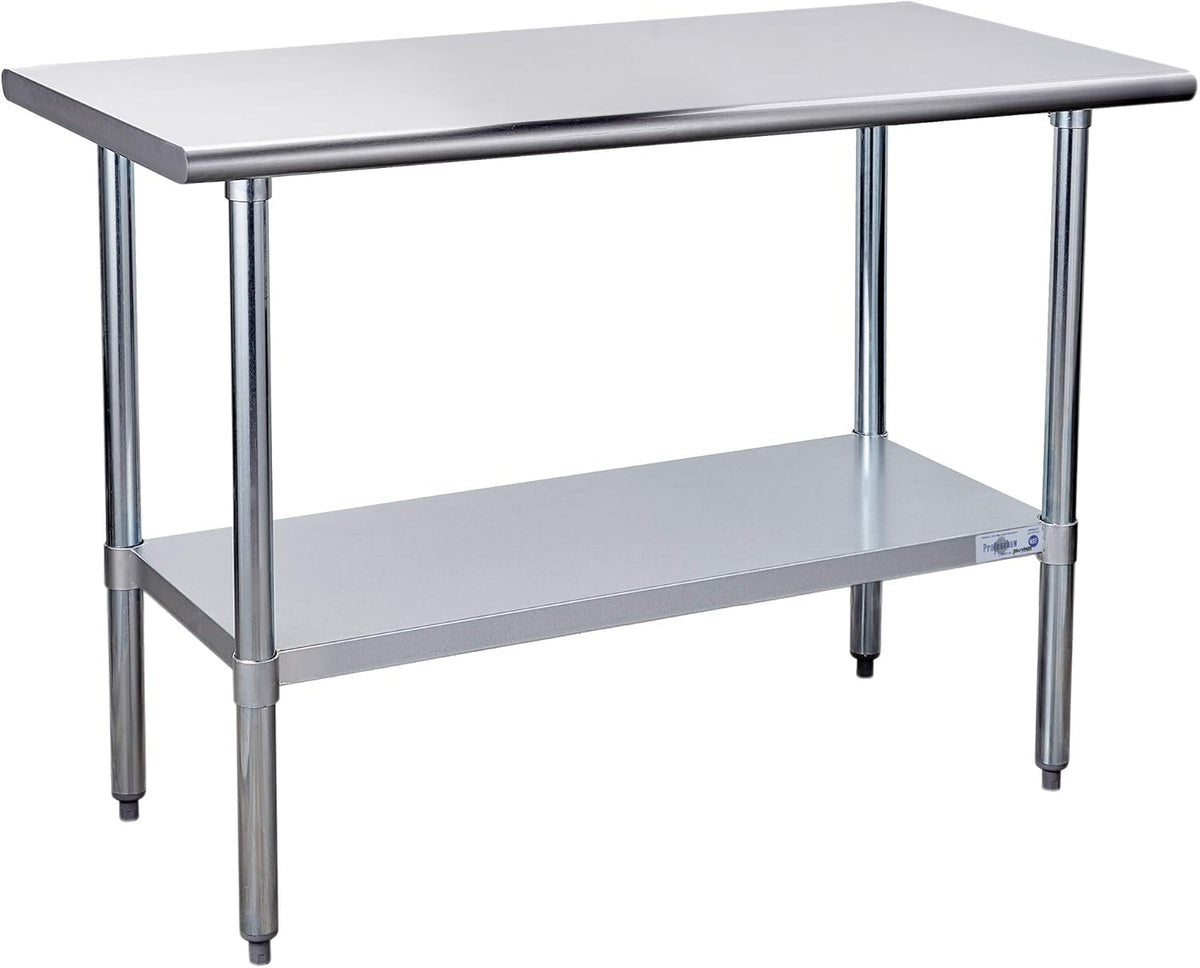 Stainless Steel Commercial Work Table with Undershelf 24×48 Inch E595