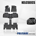 Black TPE Waterproof Car Mats Full Set Q84331