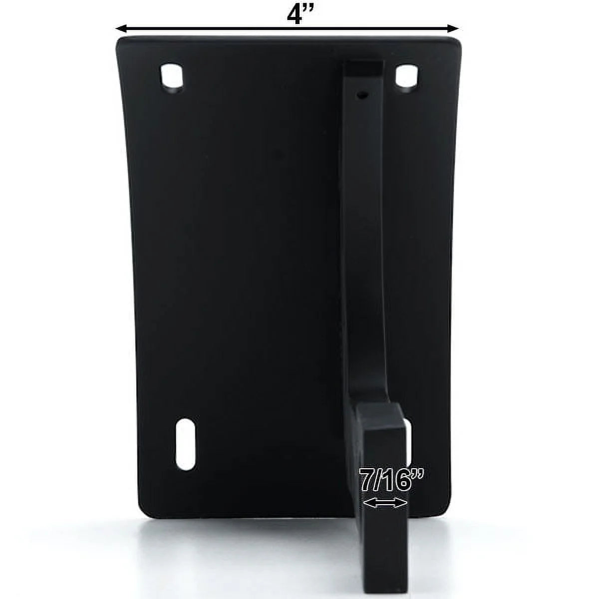 Black Vertical Axle Mount Motorcycle Plate Holder O18101