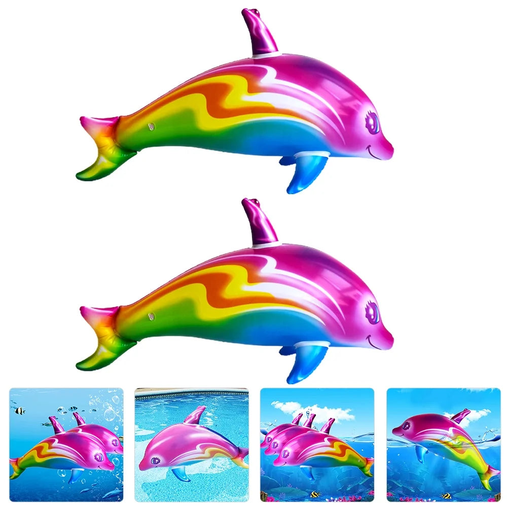 2pcs Big Inflatable Dolphin Toys H817