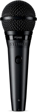 Cardioid Dynamic Vocal Microphone with Cable, Black, Pack of 2 E800