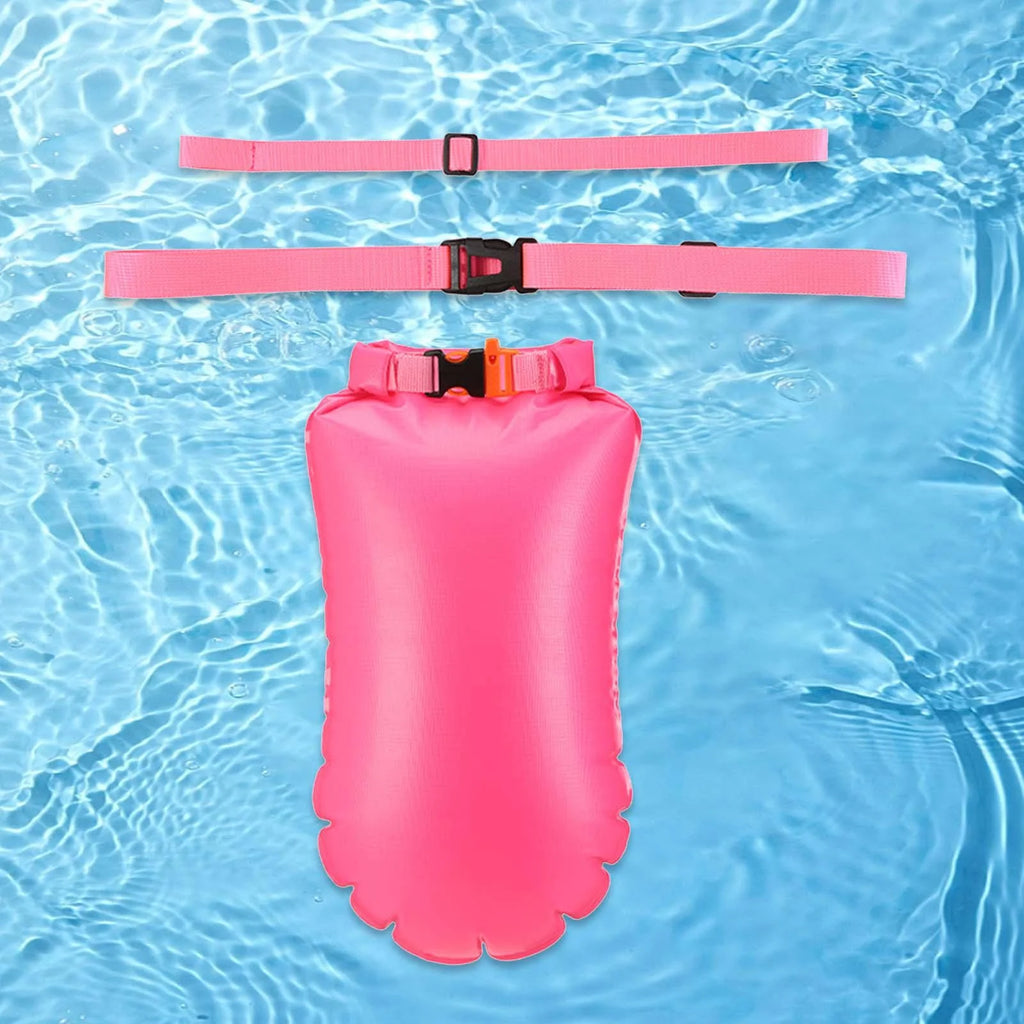 Rose Red Waterproof Floating Swim Buoy Bag 55cmx38cm E44758