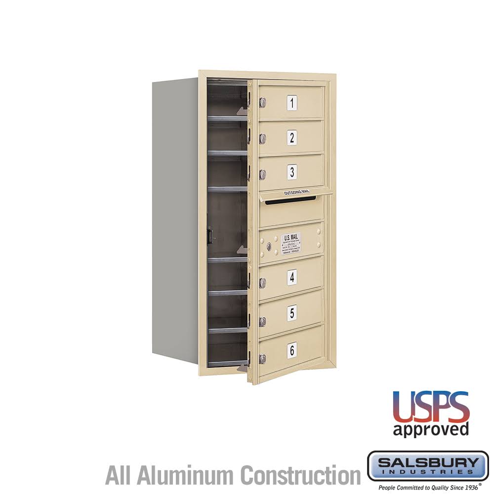 4C Horizontal Mailbox, Sandstone L6353