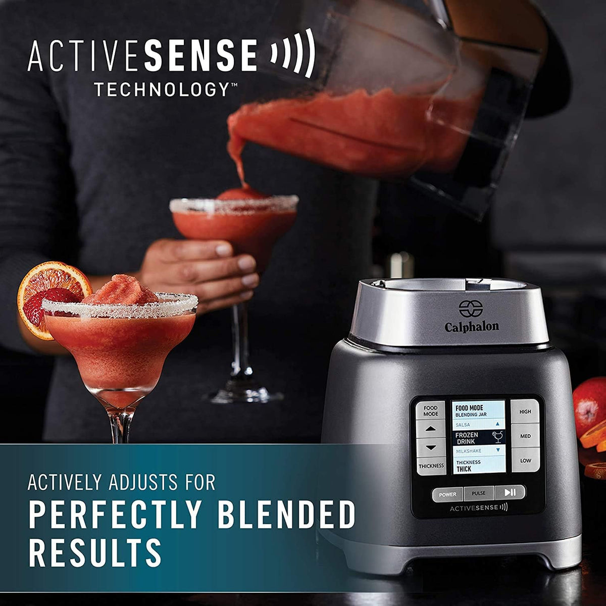 Dark Stainless Steel Blender with Blend-N-Go Cup B1570