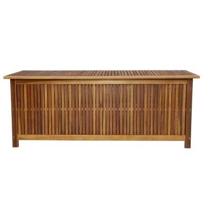 Water Resistant Acacia Solid Wood Deck Box in Brown C8410
