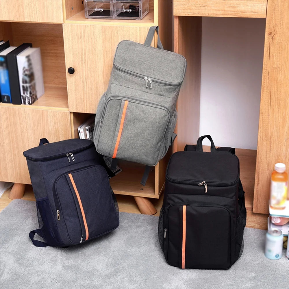 Insulated Cooler Backpack 18L Waterproof Thermal Lunch Bag V9139