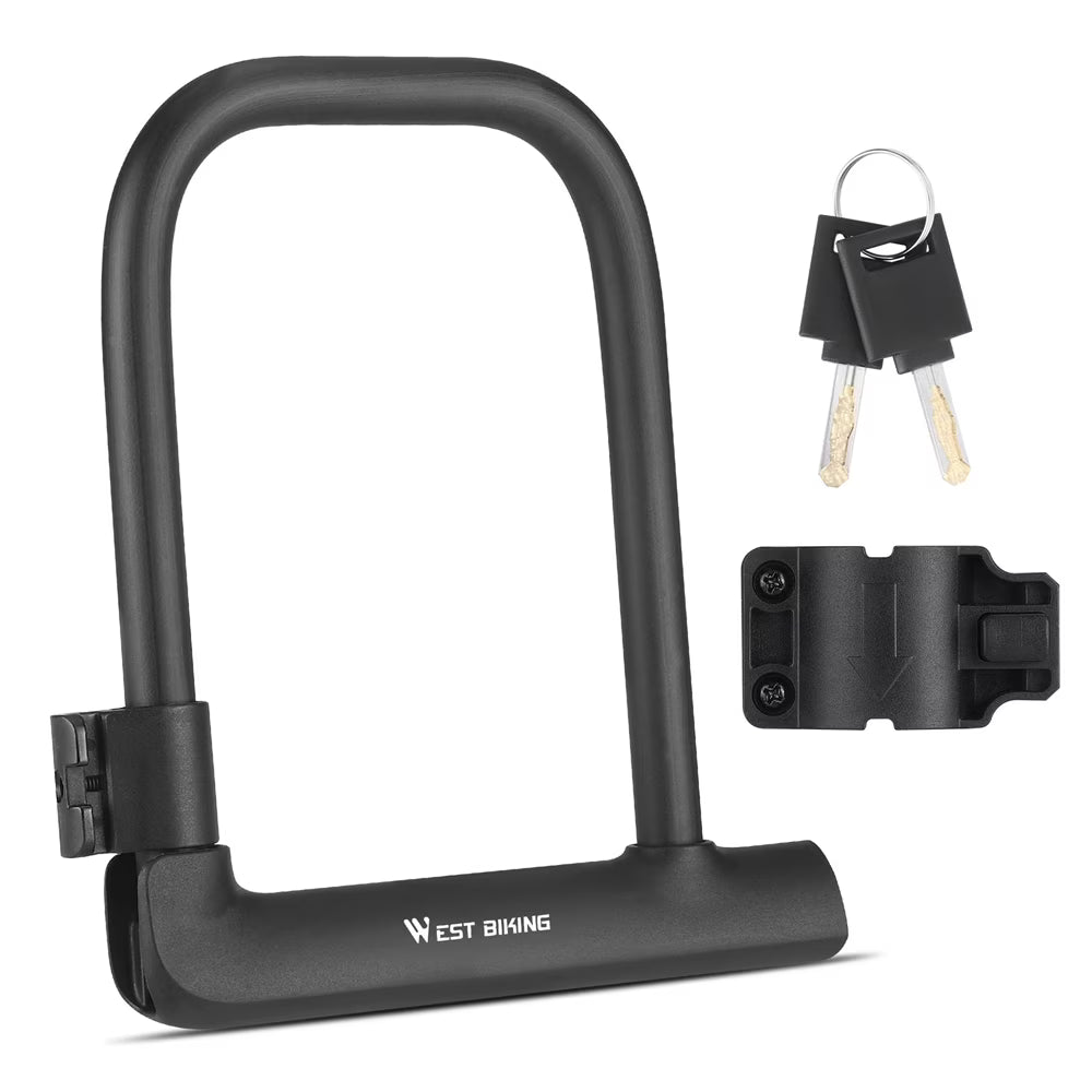 Heavy Duty U Lock with 2 Keys & Lock Holder Z925