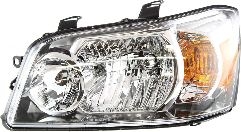 Headlight Set of 2 Clear Lens Halogen Q40721