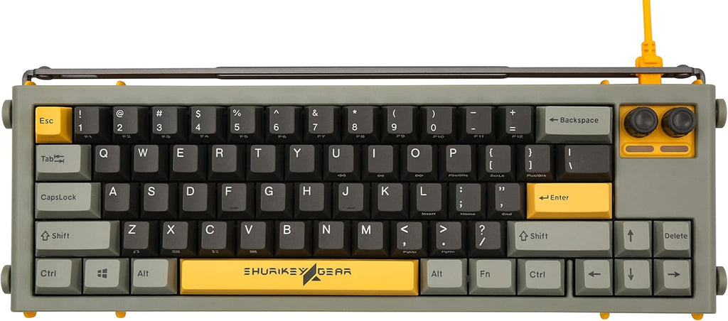 65% Mechanical Gaming Keyboard with White LED Backlit, Wireless and Bluetooth C734537