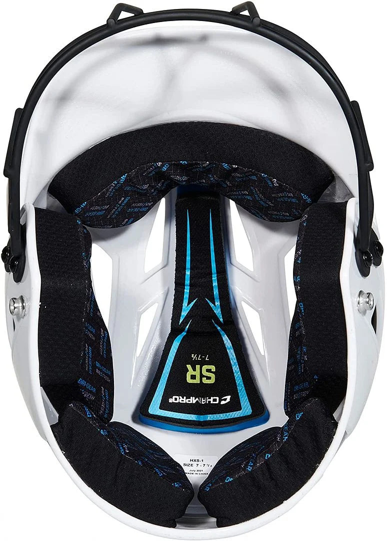 Youth Fastpitch Softball Batting Helmet Black/White T14706