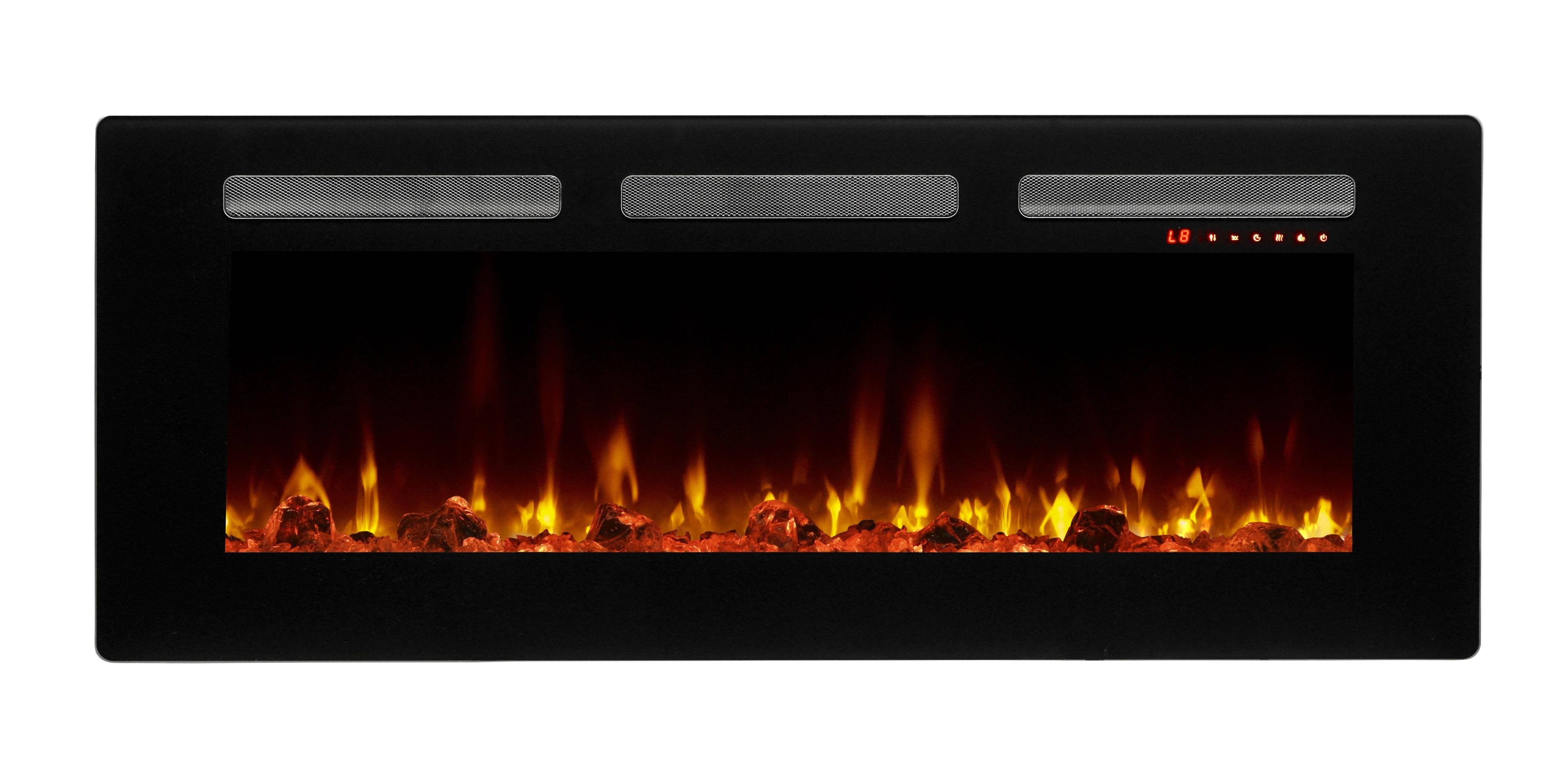 48 inch Wall/Built-In Electric Linear Fireplace D89859