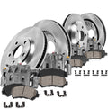 FRONT + REAR OE Calipers + Rotors + Ceramic Pads Kit W2969