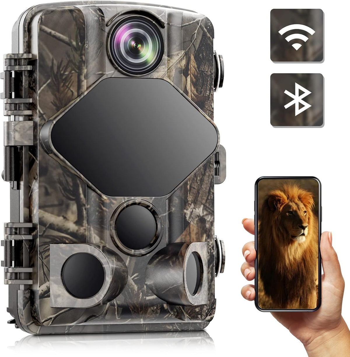4K 24MP WiFi Trail Camera with Night Vision G86713