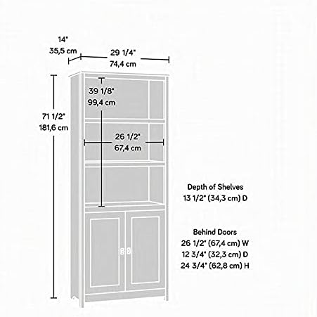 3 Shelf Bookcase in Soft White O7699
