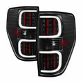 Black Xtune LED Tail Lights T67881