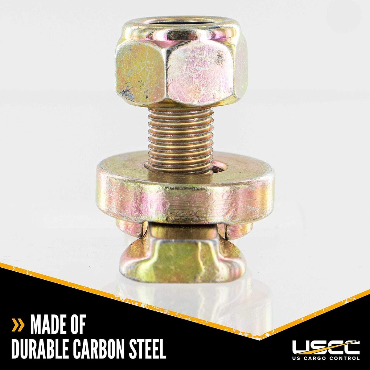 L Track Double Lug Threaded Stud Fitting, 10 Pack R865