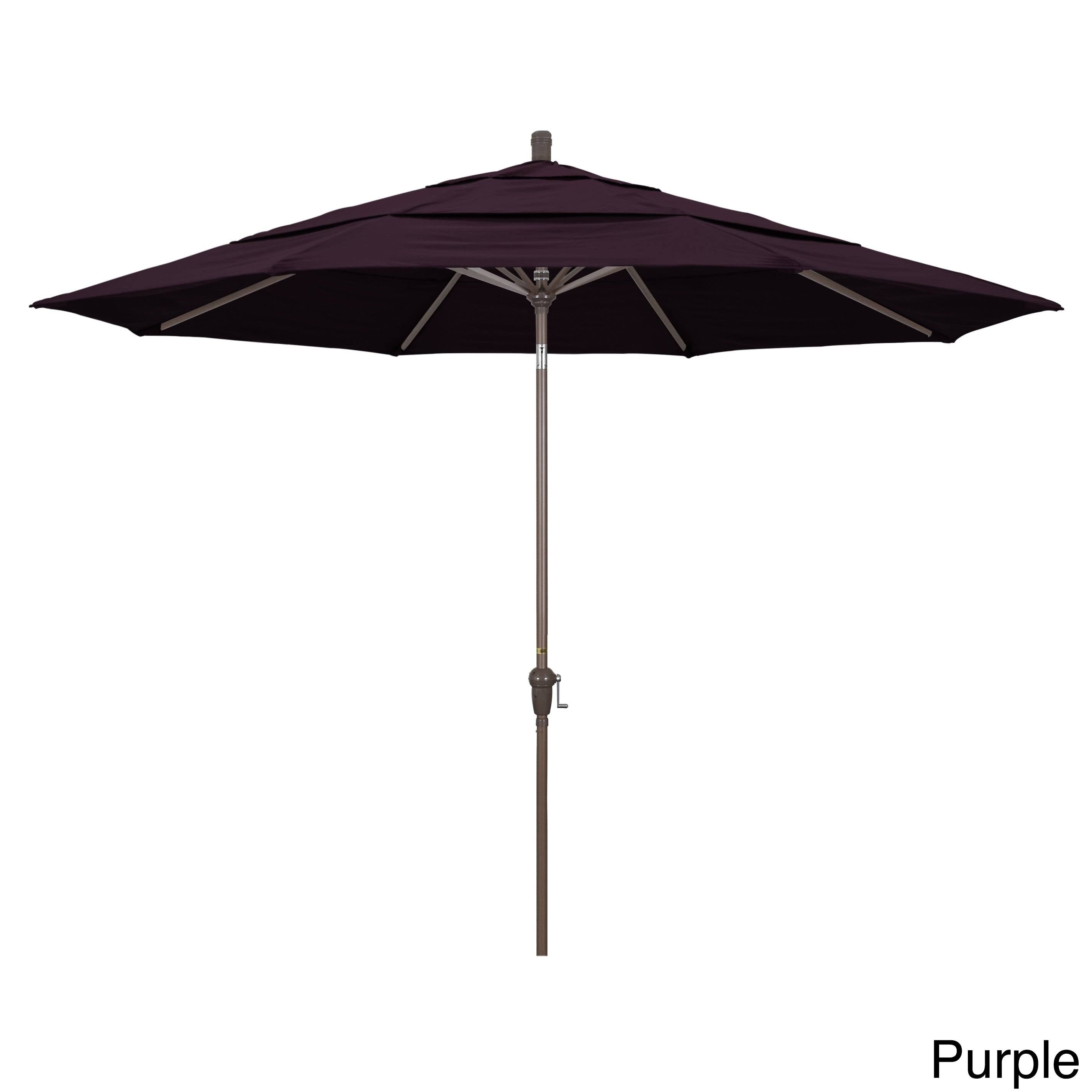 Purple 11 ft. Aluminum Patio Umbrella R599989