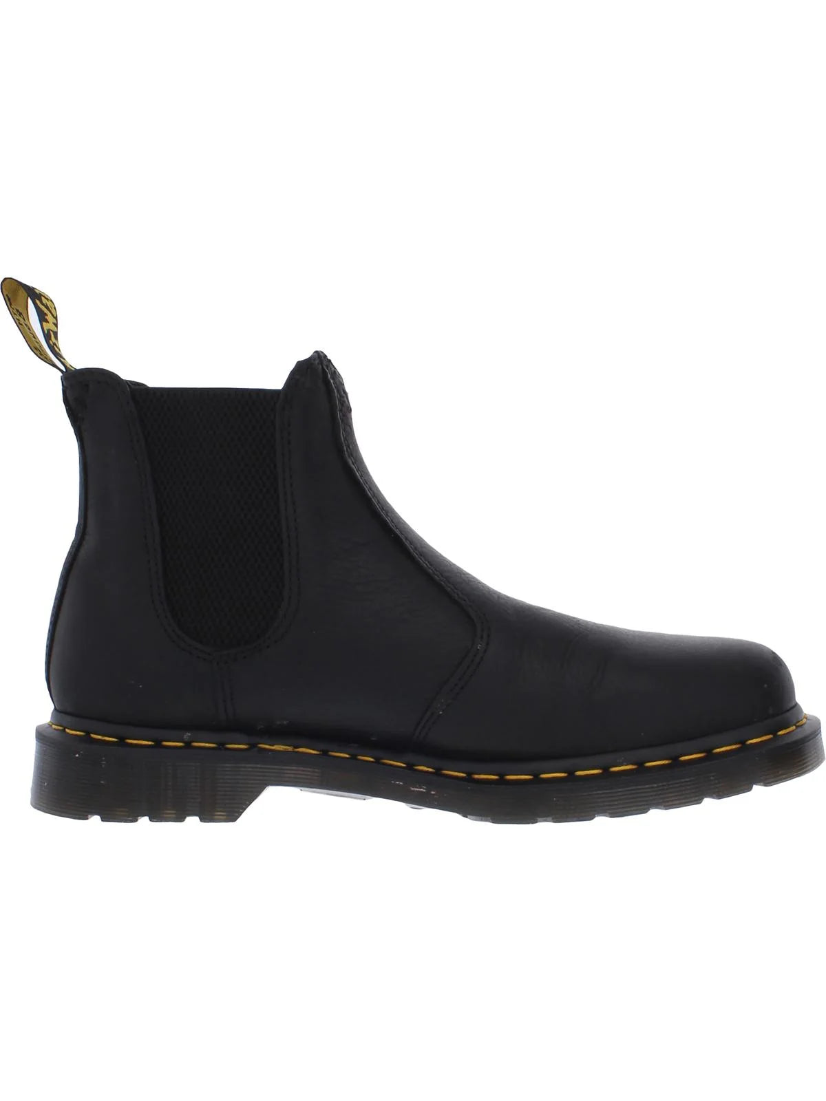 Black Leather Chelsea Boots A375